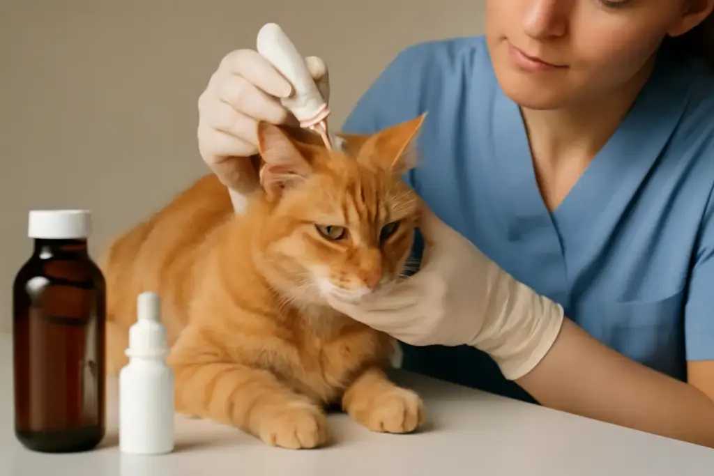 Otite nel gatto: soluzioni terapeutiche efficaci che accelerano la guarigione senza stress