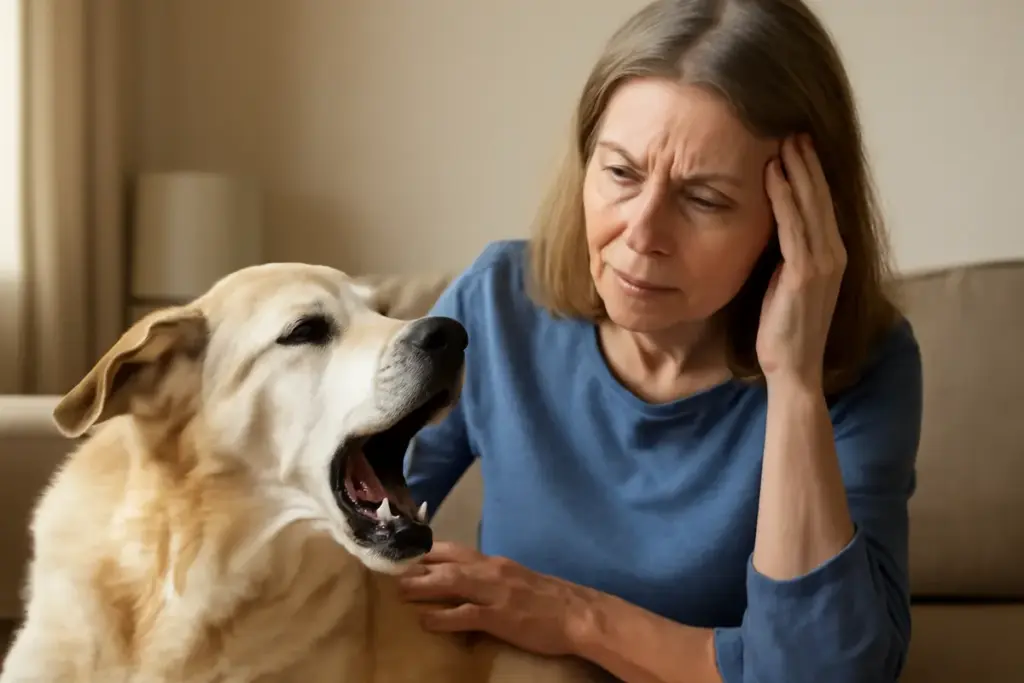Eccessivo abbaiare nei cani anziani: come distinguere tra disagio fisico e bisogno di attenzione