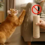 Il gatto graffia mobili e divani: consigli utili per proteggere la casa senza punizioni