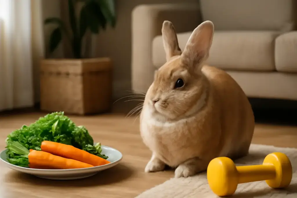 Prevenire l’obesità nel coniglio domestico: strategie alimentari e attività quotidiane da non trascurare