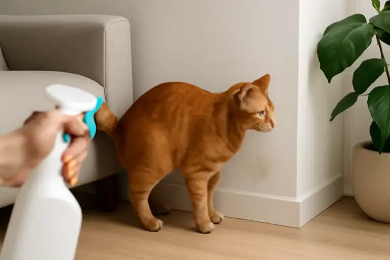 Marcatura territoriale del gatto in casa: soluzioni pratiche per evitare cattivi odori persistenti