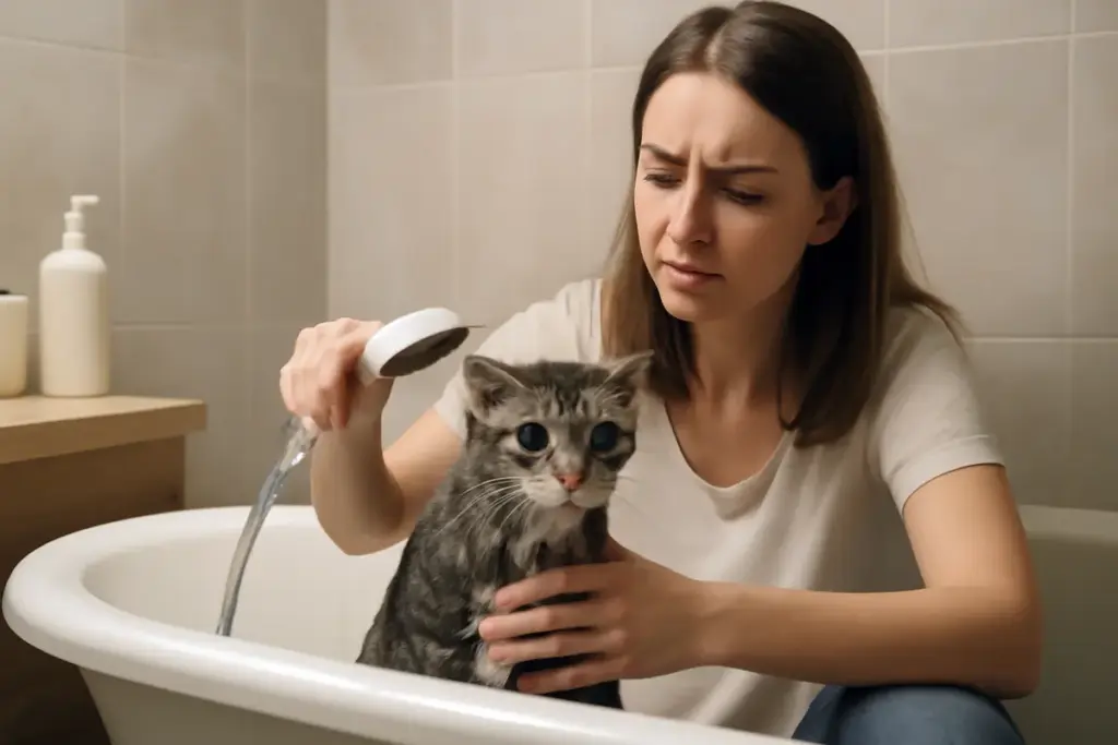 Bagnetto al gatto sì o no? Quando è davvero necessario e come evitare traumi