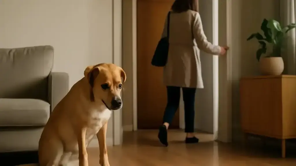 Ospiti a cena e cane che continua a cambiare stanza: come lasciargli una via libera verso una zona tranquilla senza inseguirlo per rassicurarlo