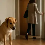 Ospiti a cena e cane che continua a cambiare stanza: come lasciargli una via libera verso una zona tranquilla senza inseguirlo per rassicurarlo