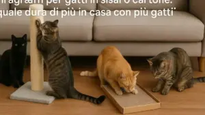 Gatto che usa il divano per graffiare solo in un punto: perché posizione e orientamento della superficie dicono più del materiale da solo