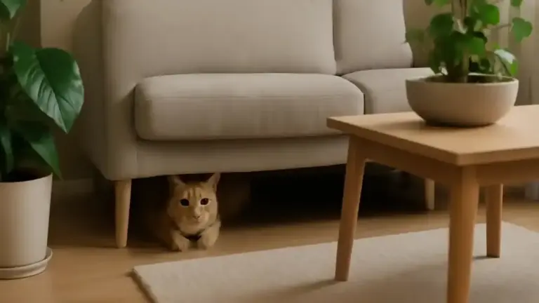 Gatto che si nasconde dietro una tenda ma non entra nei rifugi chiusi: cosa osservare tra visuale, uscita e distanza dalle persone