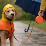 Cane che esita a uscire sotto la pioggia: come rendere la routine più prevedibile senza forzarlo