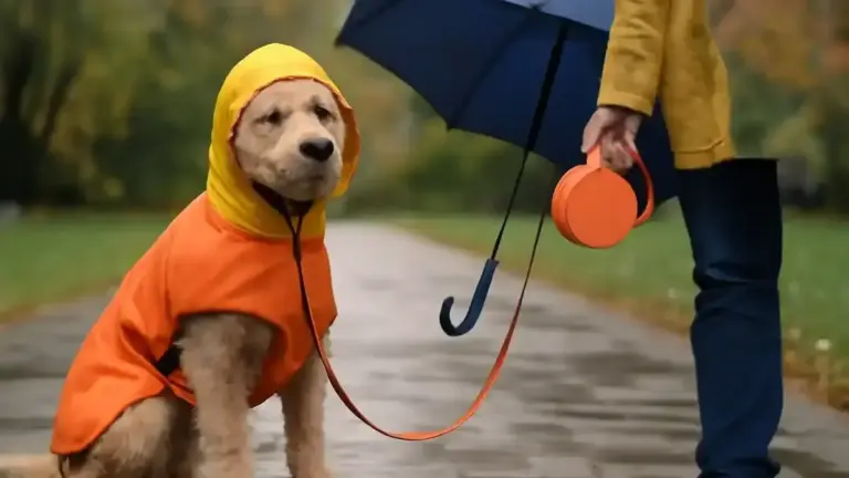 Cane che esita a uscire sotto la pioggia: come rendere la routine più prevedibile senza forzarlo