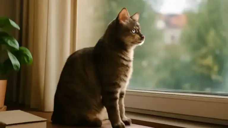 Gatto che osserva a lungo dalla finestra: come arricchire l’ambiente senza trasformare ogni stimolo in gioco