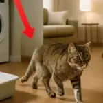 Gatto che evita una stanza dopo aver spostato i mobili: come reintrodurre gradualmente punti familiari e rifugi