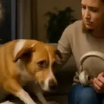 Cane spaventato dal temporale: segnali di disagio e come preparare una zona tranquilla in casa